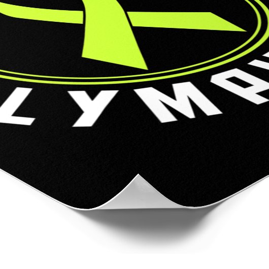 I Overlevende Lymfoom Bewustheid Poster (Hoek)