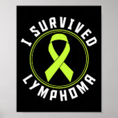 I Overlevende Lymfoom Bewustheid Poster (Voorkant)