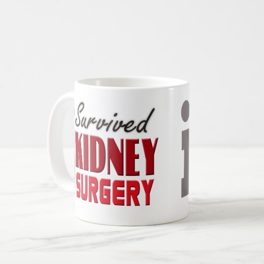 I Overlevende nierchirurgische Mok (Voorkant links)