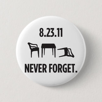 I Overlevende Oost-kust aardbeving Ronde Button 5,7 Cm