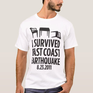 I Overlevende Oost-kust aardbeving T-shirt