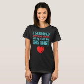 I Overlevende open hartchirurgie 1 T-shirt (Voorkant volledig)