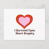 I Overlevende open hartchirurgie Briefkaart (Voorkant)