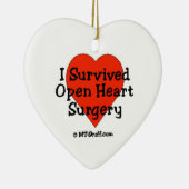 I Overlevende open hartchirurgie Keramisch Ornament (Rechts)