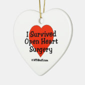 I Overlevende open hartchirurgie Keramisch Ornament (Links)