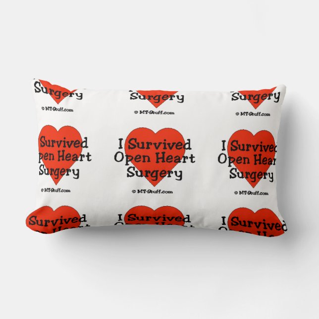 I Overlevende open hartchirurgie Kussen (Voorkant)