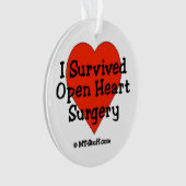 I Overlevende open hartchirurgie Ornament (voorkant)