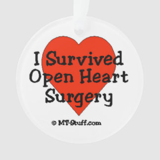 I Overlevende open hartchirurgie Ornament