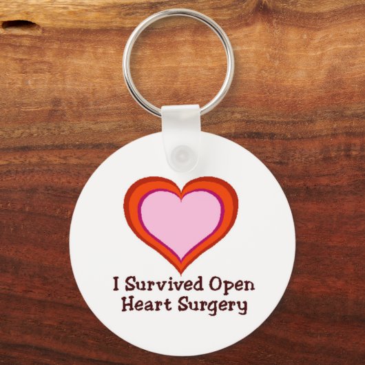 I Overlevende open hartchirurgie Sleutelhanger (Voorkant)