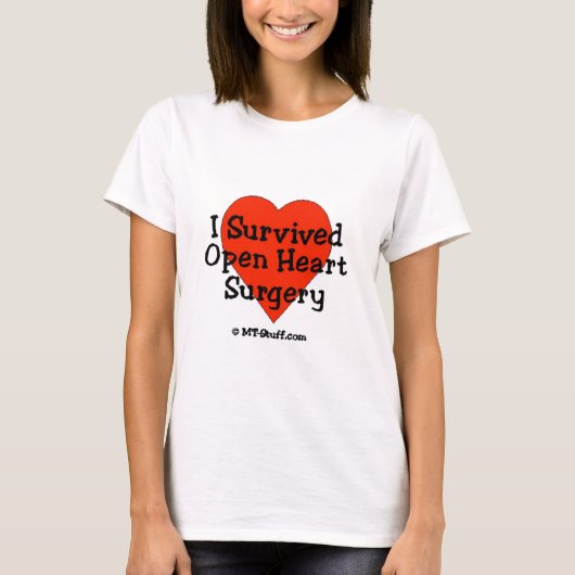 I Overlevende open hartchirurgie T-shirt (Voorkant)