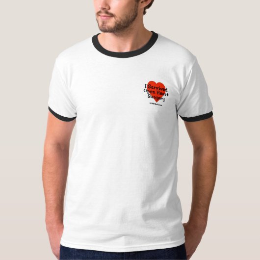 I Overlevende open hartchirurgie T-shirt (Voorkant)