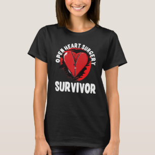 I Overlevende openhartchirurgie Hartaanval Survivo T-shirt