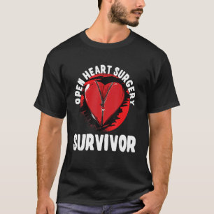I Overlevende openhartchirurgie Hartaanval Survivo T-shirt