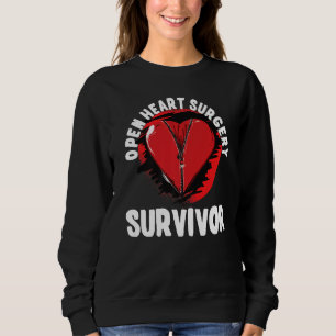 I Overlevende openhartchirurgie Hartaanval Survivo Trui