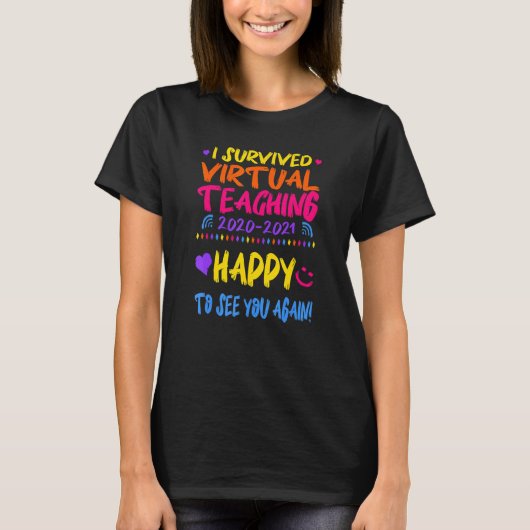 I Overlevende virtuele training T-shirt (Voorkant)