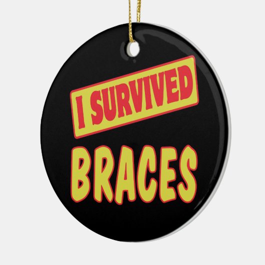 I OVERVIGDE BRACES KERAMISCH ORNAMENT (Links)