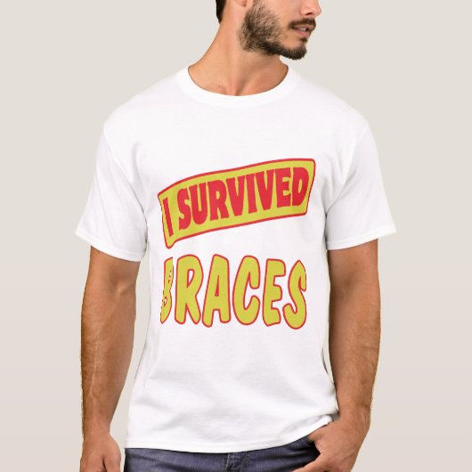 I OVERVIGDE BRACES T-SHIRT (Voorkant)