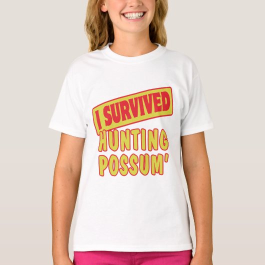 I OVERVIGEDRAGEN HOOGSTE POSSUM T-SHIRT (Voorkant)