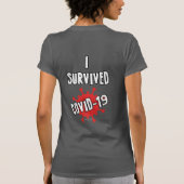 I OVERVIVED COVID-19 T-SHIRT (Achterkant)