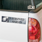 I OVERVIVED HARVEY HURRICANE BUMPERSTICKER (Op Truck)