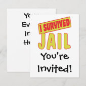 I OVERVIVED JAIL KAART (Voorkant / Achterkant)