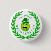 I OVERVIVED OKTOBERFEST Pin Button (Voorkant)