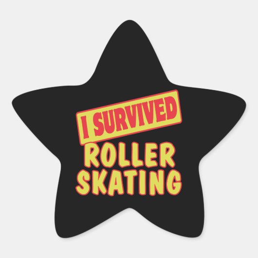 I OVERVIVEERDE ROLLERSKAART STER STICKER (Voorkant)