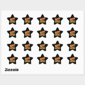 I OVERVIVEERDE ROLLERSKAART STER STICKER (Vel)