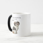 I Own You Shih Tzu Magische Mok (Voorkant links)