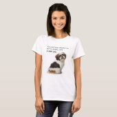 I Own You Shih Tzu T-shirt (Voorkant volledig)