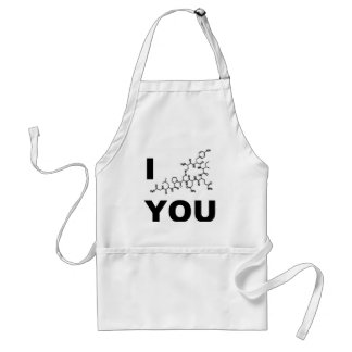 I (oxytocine) You Apron Standaard Schort