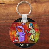 I Paint Stuff Sleutelhanger (Voorkant)