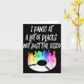 I Panic At A Lot Of Places Not Just The Disco  Kaart (Gele Bloem)