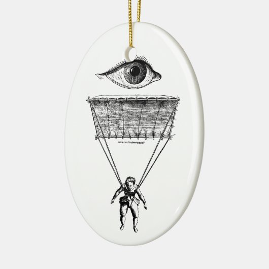 I Parachute Keramisch Ornament (Links)