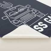 I Pass Gas Eco Electric Car Gag Sherpa Deken (3/4)