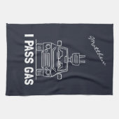 I Pass Gas Eco Electric Car Gag Theedoek (Horizontaal)