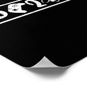 I Paused My Game To Be Here Icons Cool Gaming Men  Poster (Hoek)