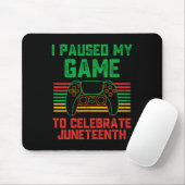 I Paused My Game To Celebrate Juneteenth Gamer Boy Muismat (Met muis)