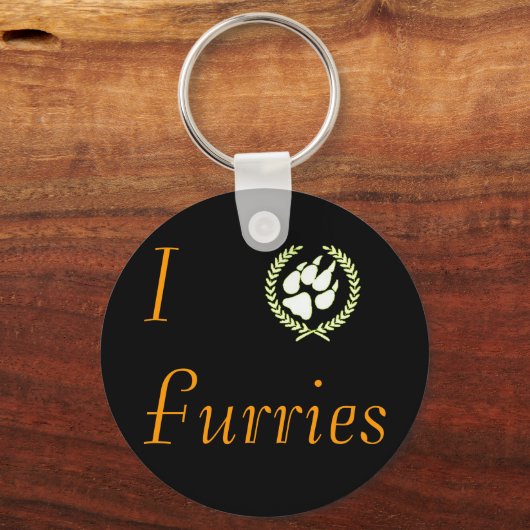I Paw Furries Sleutelhanger (Voorkant)