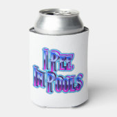 I Pee In Pools Blikjeskoeler (Blikje Voorkant)