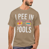 I Pee in Pools family T-shirt (Voorkant)