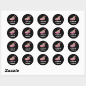 I Peer in pools Ronde Sticker (Vel)