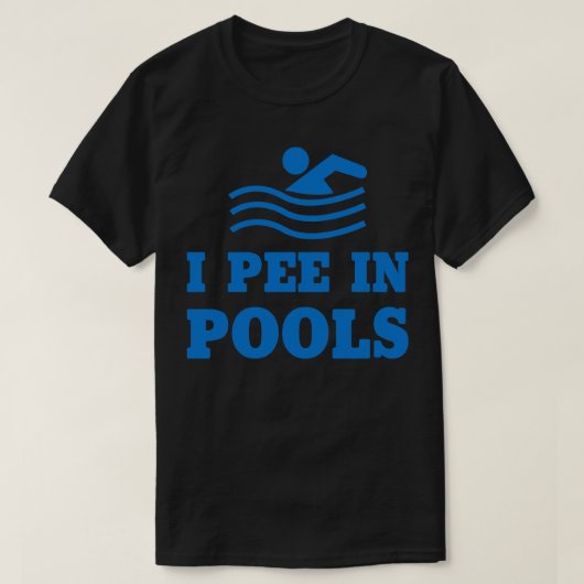 I Peer in pools T-shirt (Design voorkant)