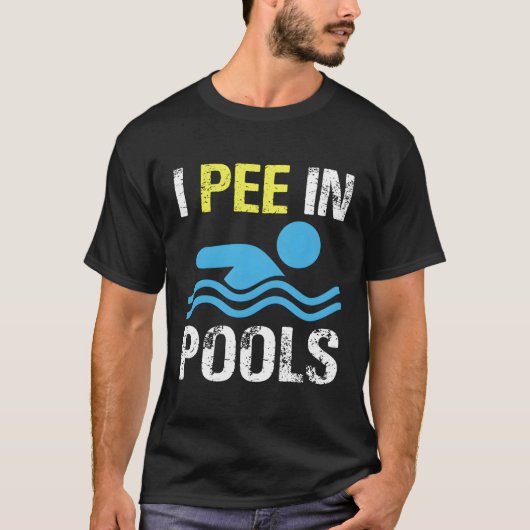 I Peer in pools T-shirt (Voorkant)