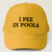 I Peer in pools Trucker Pet (Voorkant)