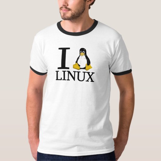 I Penguin Linux 2 T-shirt (Voorkant)