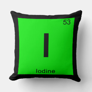 I - Periodieke code jodenchemie Kussen