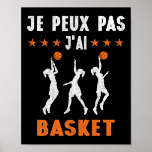 I Peux Pas J'ai Sketll Sketll Fan Humou Poster