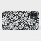 i Phone 5 Black Damask Patroon Case-Mate iPhone Case (Achterkant (horizontaal))
