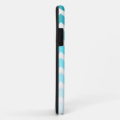 i Phone 5 Blue Ombre Chevrons Pattern Case-Mate iPhone Case (Achterkant/rechts)